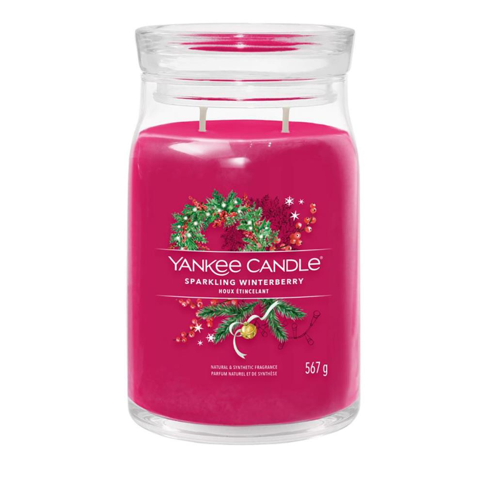 Yankee Candle Sparkling Winterberry Large Jar £26.99